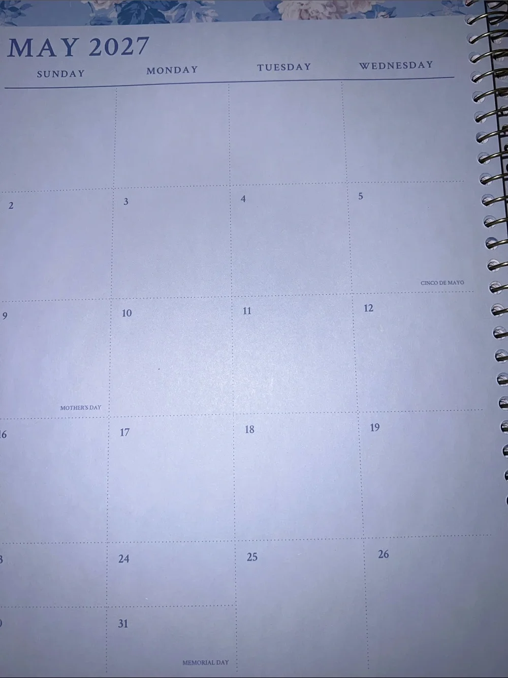 LoveShackFancyX Yoobi 🎀Whisper Blue  Planner 2026-2027🩵